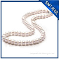 AA 9-10MM most popular fresh water pearl necklace long